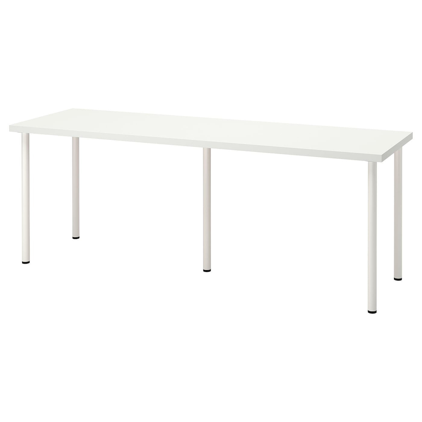 Письменный стол - IKEA LAGKAPTEN/ADILS, 200х60 см, белый, ЛАГКАПТЕН/АДИЛЬС ИКЕА