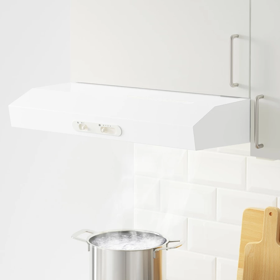 Комбинация кухонная угловая - KNOXHULT IKEA/ КНОКСХУЛЬТ ИКЕА, 183x122x91 см, белый/бежевый (изображение №3)