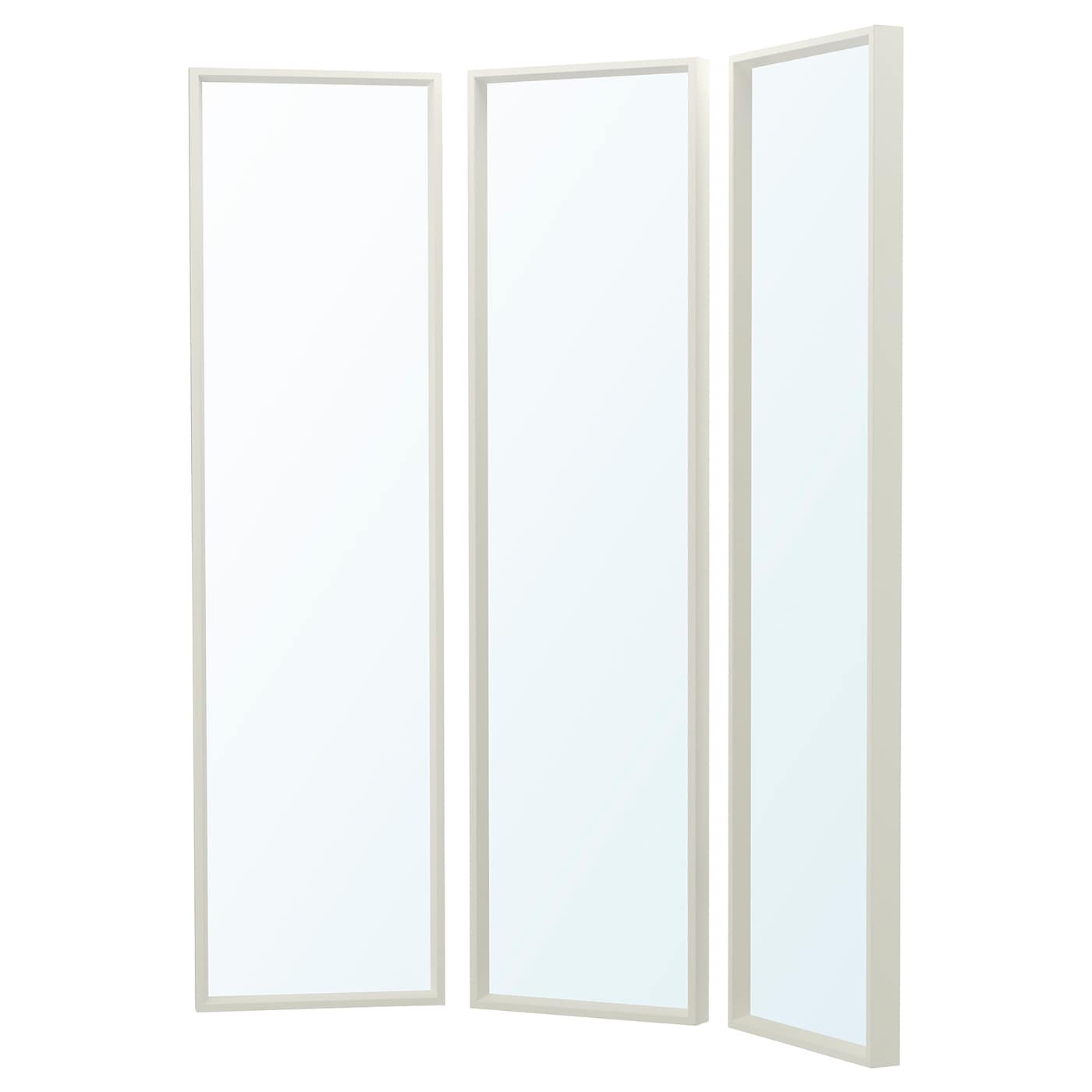 Зеркало - NISSEDAL IKEA/ НИССЕДАЛЬ ИКЕА, 130х150 см,  белый