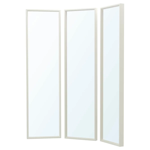 Зеркало - NISSEDAL IKEA/ НИССЕДАЛЬ ИКЕА, 130х150 см,  белый