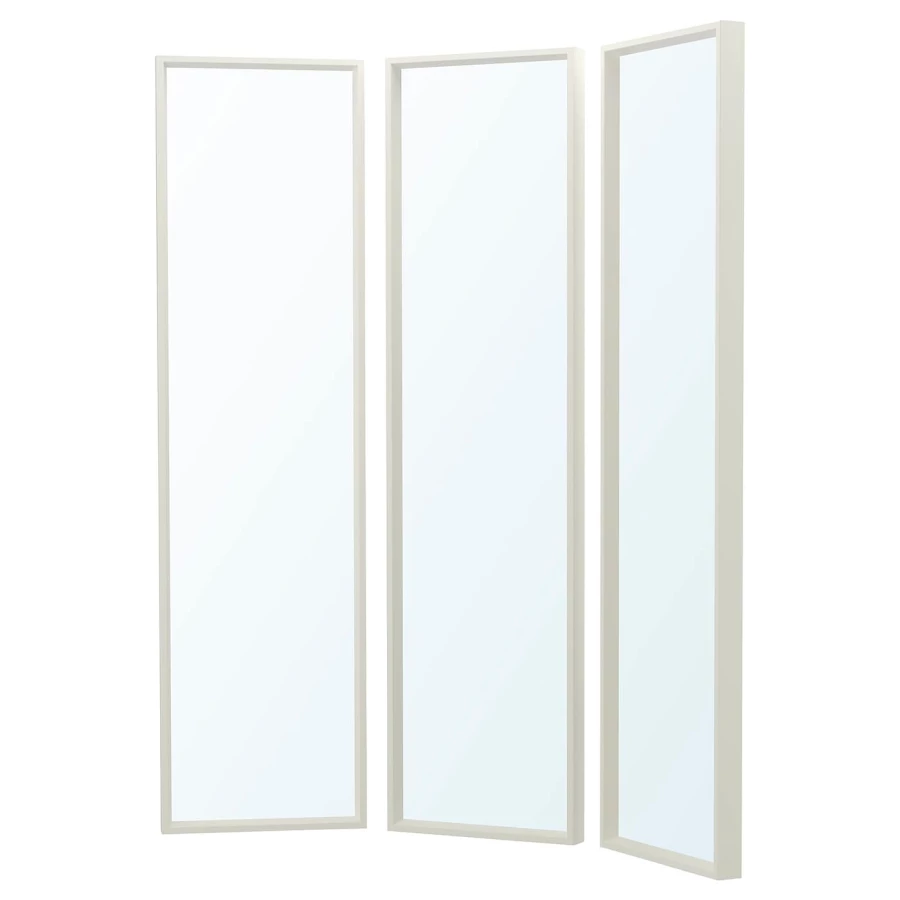 Зеркало - NISSEDAL IKEA/ НИССЕДАЛЬ ИКЕА, 130х150 см,  белый (изображение №1)