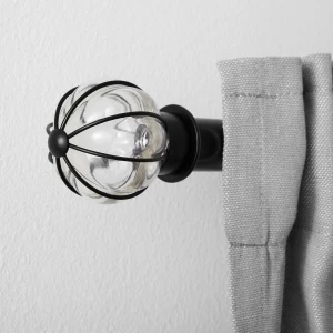 Второе фото. Наконечники для гардины - IKEA BLÅST/BLAST, черный, БЛЭСТ ИКЕА