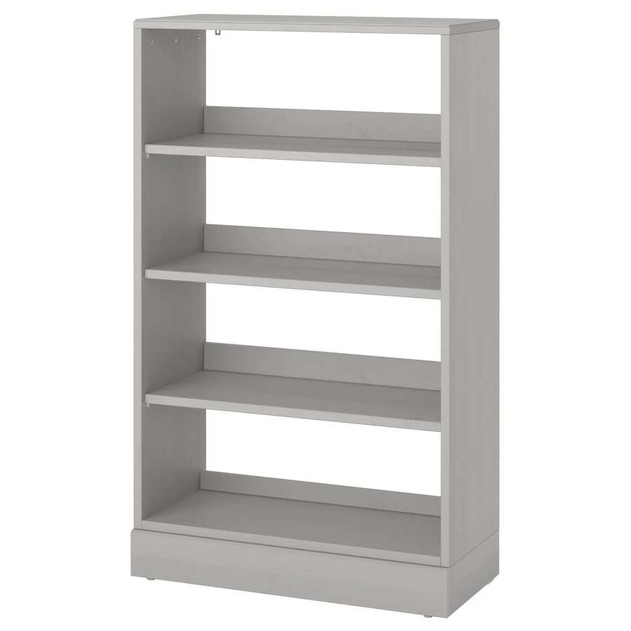 Книжный шкаф - HAVSTA IKEA/ ХАВСТА ИКЕА,  134х81 см, серый (изображение №1)