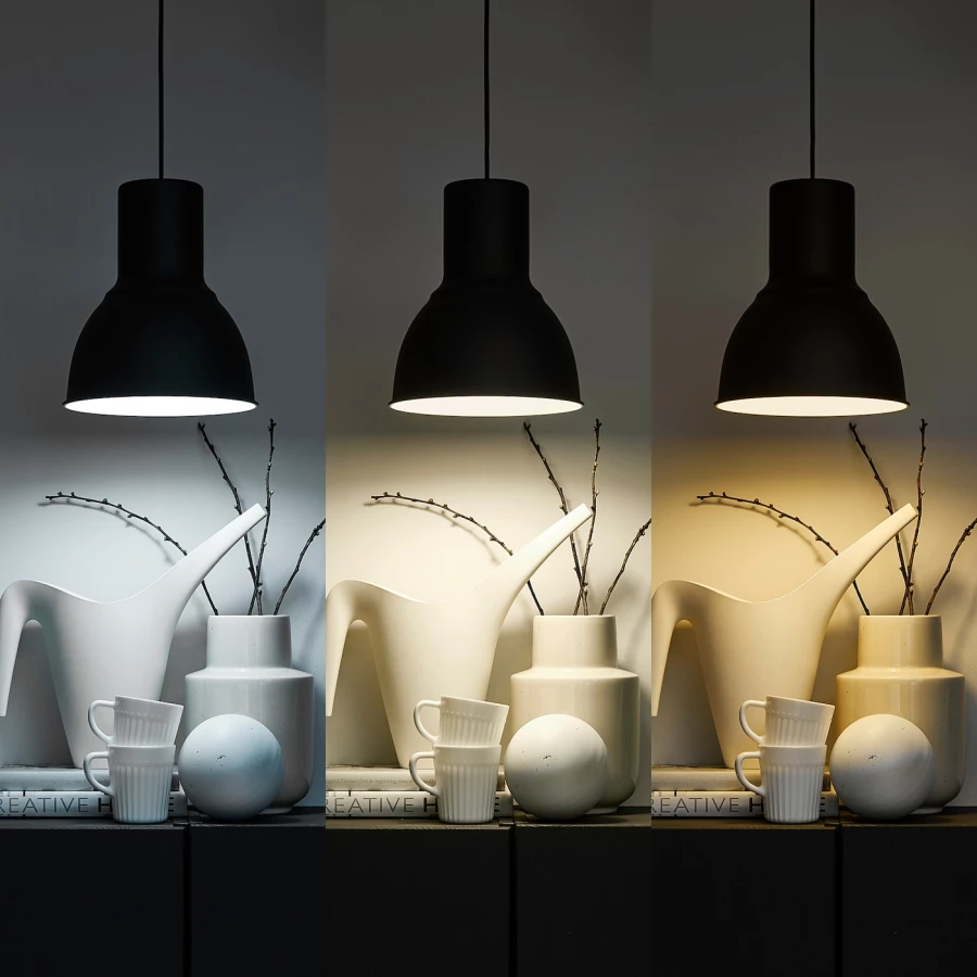 Светодиодная лампа - TRÅDFRI /TRАDFRI  IKEA/ ТРОДФРИ ИКЕА, 50 мм,  серый (изображение №2)