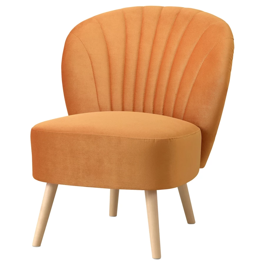 Кресло - IKEA BILLHAMN, 59х78х82 см, оранжевый, БИЛЛХАМН ИКЕА (изображение №1)