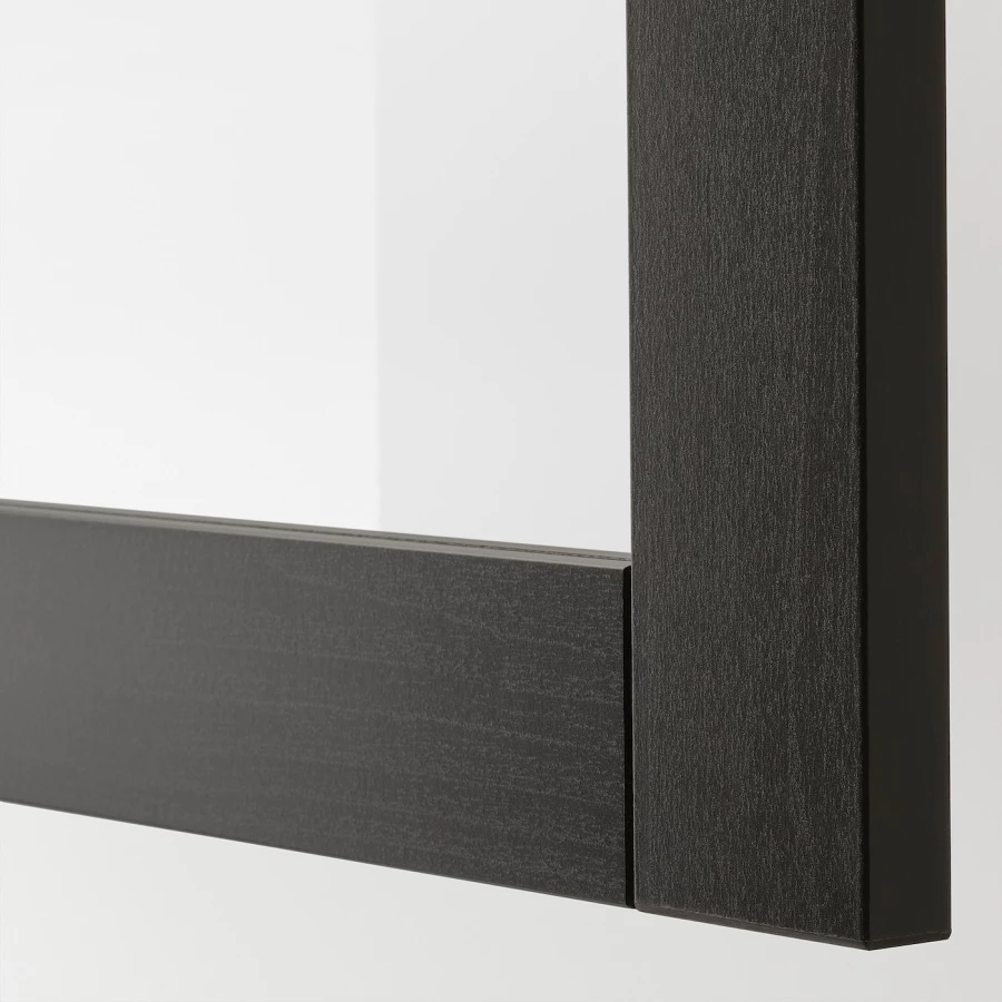 Комбинация для хранения ТВ - IKEA BESTÅ/BESTA, 190x42x240см, коричневый/черный, БЕСТО ИКЕА (изображение №5)