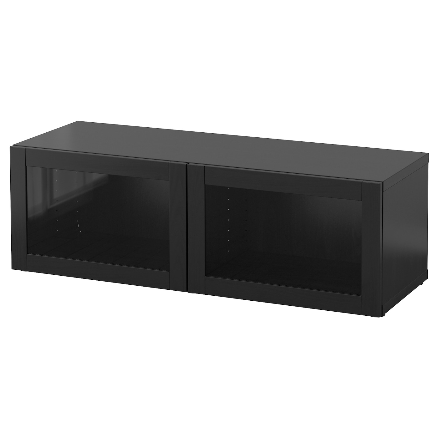 Шкаф - IKEA BESTÅ/BESTA, 120x40x38 см, черный, Бесто ИКЕА