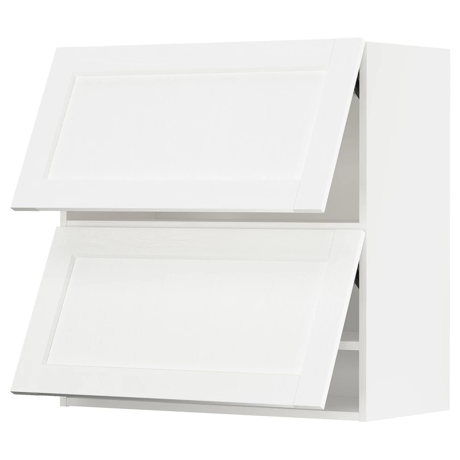 Навесной шкаф 2 дверцы  - METOD  IKEA/  МЕТОД ИКЕА, 80х80 см, белый (изображение №1)