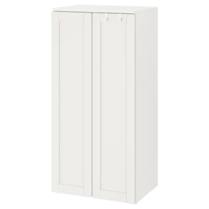 Шкаф - PLATSA/ SMÅSTAD / SMАSTAD IKEA/ ПЛАТСА/СМОСТАД ИКЕА, 60x40x123 см, белый