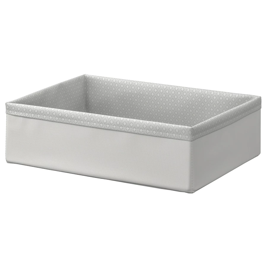 Коробка - BAXNA IKEA/ БАКСНА ИКЕА, 26х34х12 см, белый (изображение №1)