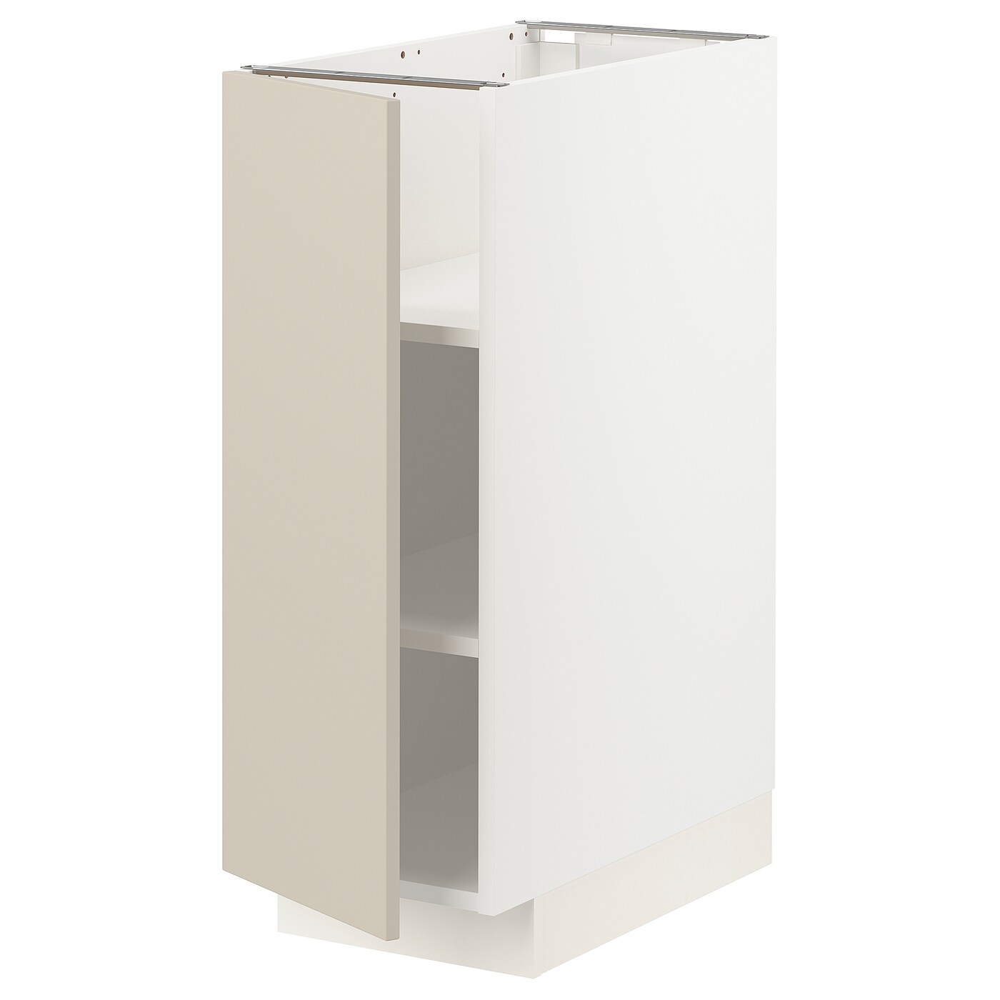 Напольный кухонный шкаф  - IKEA METOD MAXIMERA, 88x62x30см, белый/бежевый, МЕТОД МАКСИМЕРА ИКЕА