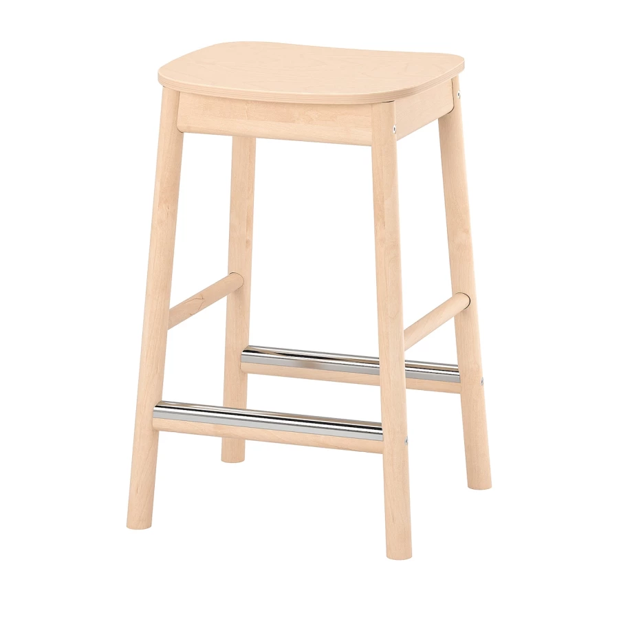 Барный стул - IKEA  RÖNNINGE/RONNINGE /РЁННИНГЕ  ИКЕА, 38х43х63 см, береза (изображение №1)