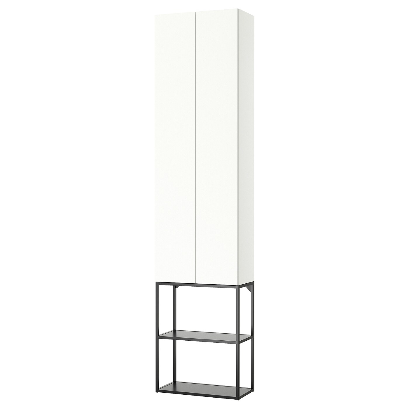 Книжный шкаф - IKEA ENHET/ЭНХЕТ ИКЕА, 60х32х255 см, белый