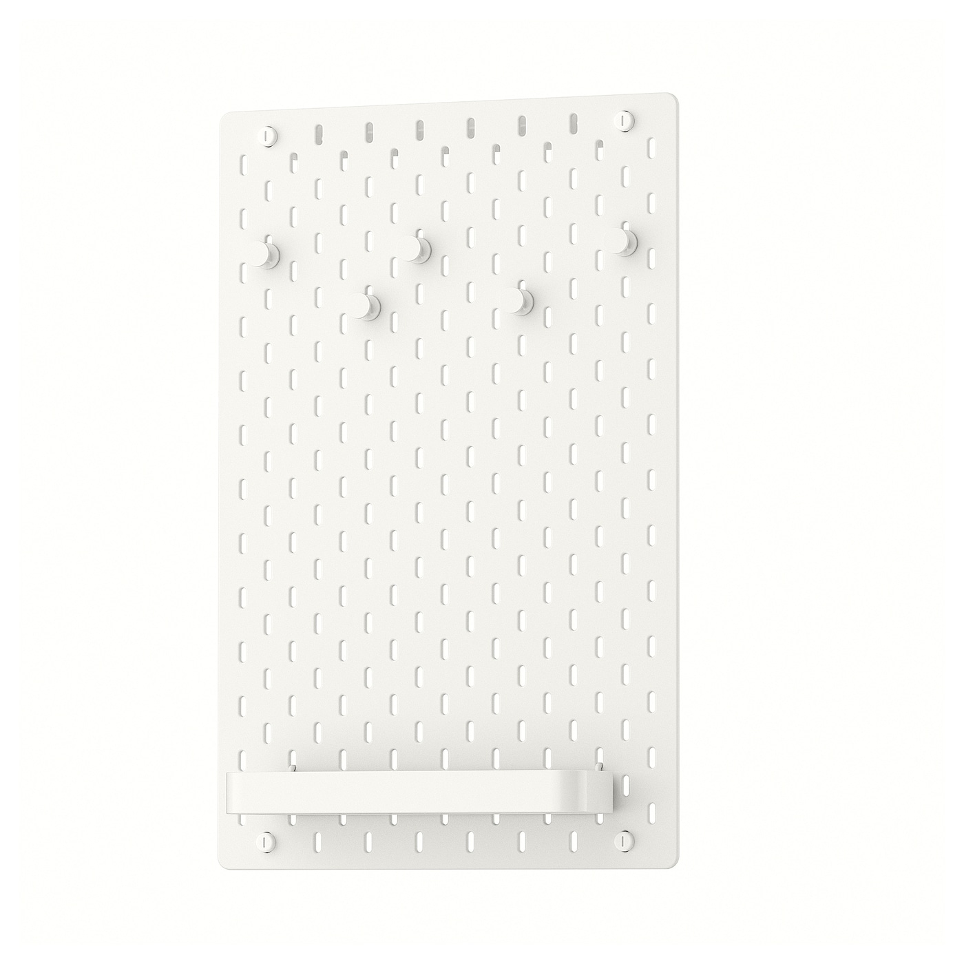 Комбинированная перфорированная доска  - SKÅDIS / SKАDIS IKEA/ СКОДИС ИКЕА,  36х56 см, белый