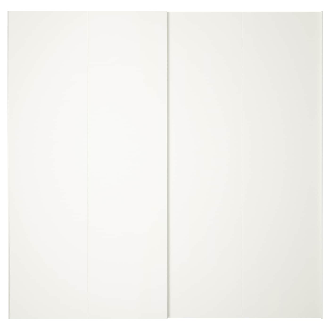 Пара рам раздвижных дверей - HASVIK IKEA/ ХАСВИК ИКЕА, 200х201 см, белый
