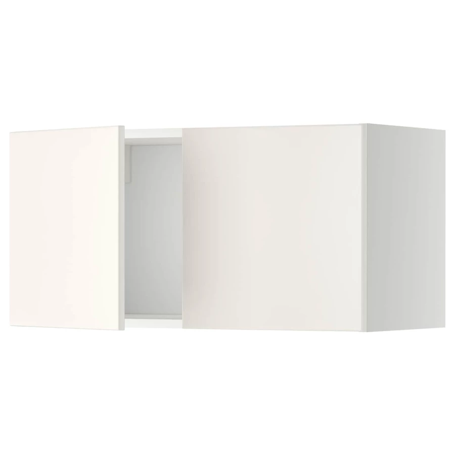 Навесной шкаф - METOD  IKEA/  МЕТОД ИКЕА, 40х80 см, белый/светло-бежевый (изображение №1)