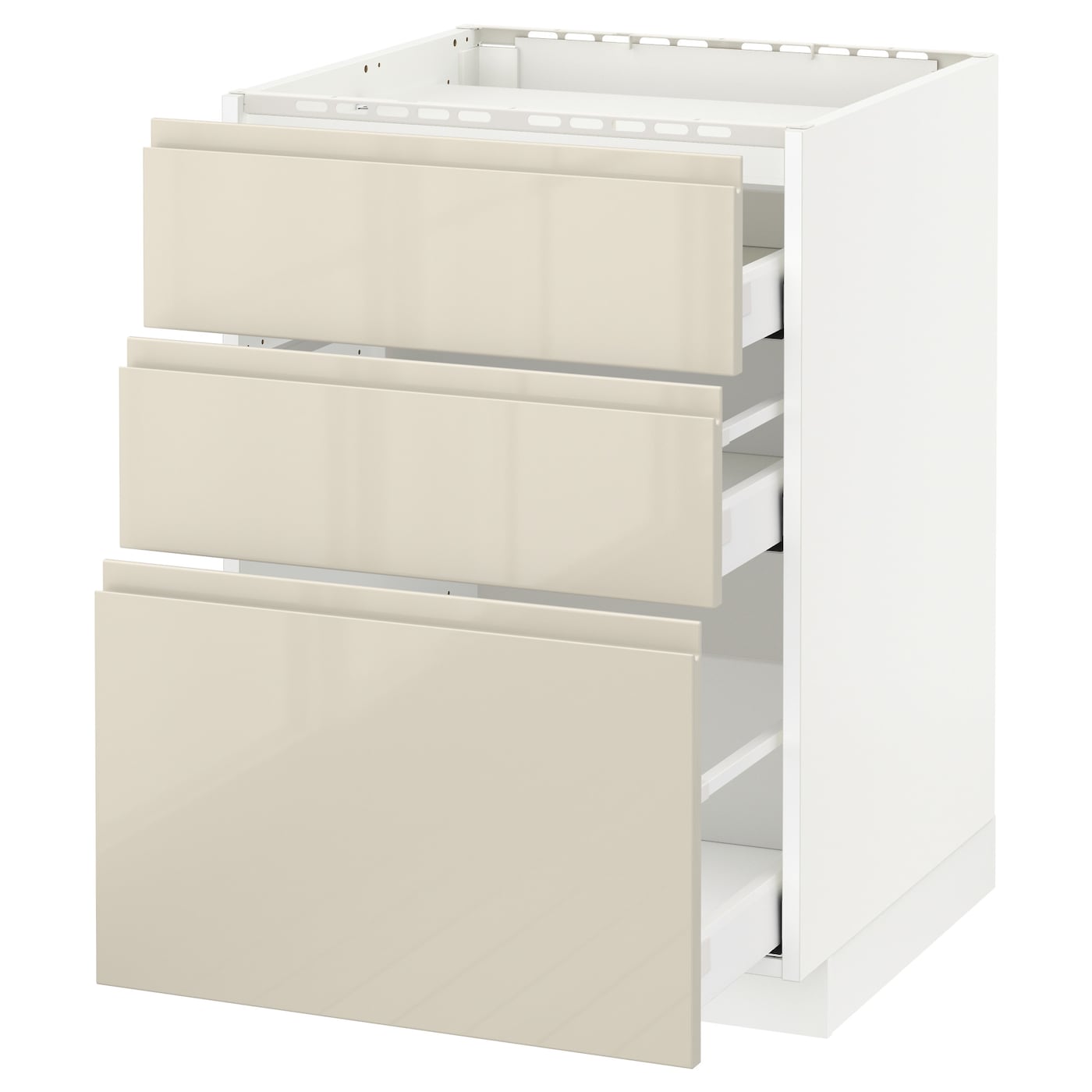 Напольный шкаф  - IKEA METOD MAXIMERA, 88x62,1x60см, белый/бежевый, МЕТОД МАКСИМЕРА ИКЕА