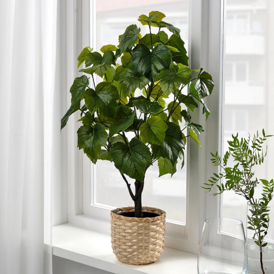 Искусственное растение в горшке - IKEA FEJKA, 15 см, ФЕЙКА ИКЕА (изображение №2)