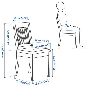 Второе фото. NÄSINGE / NÄSINGE Стол и 2 стула ИКЕА