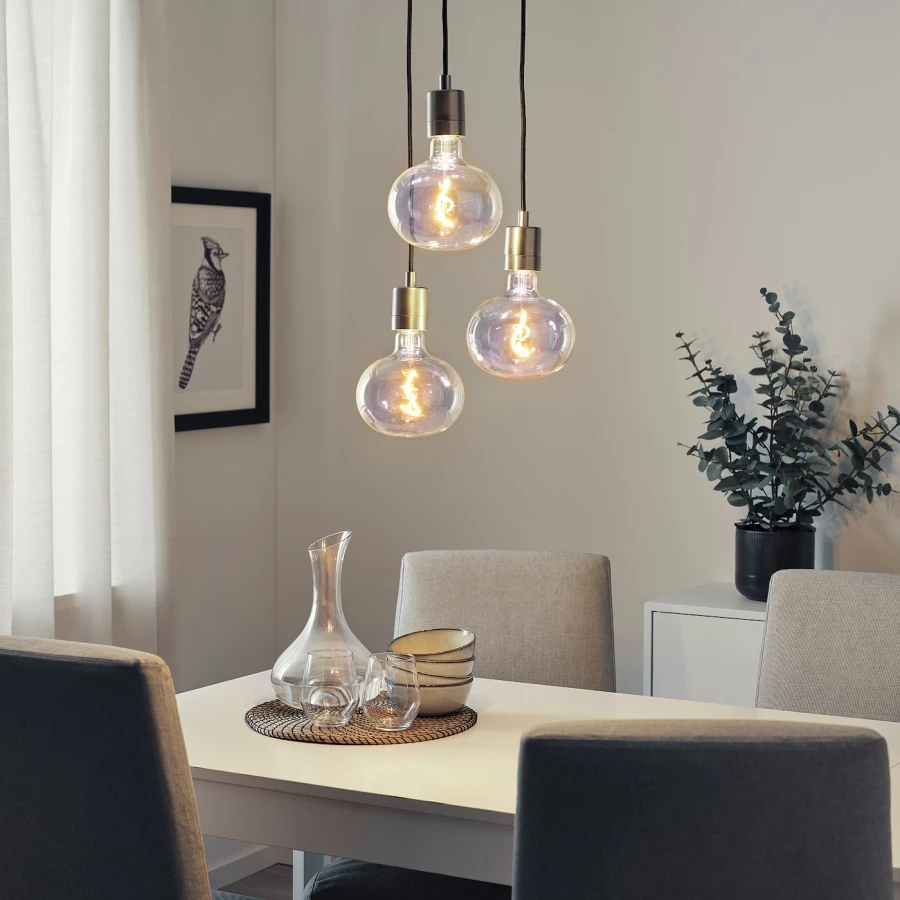 Светодиодная лампа E27 - IKEA MOLNART/МОЛЬНАРТ ИКЕА, 15 см (изображение №3)