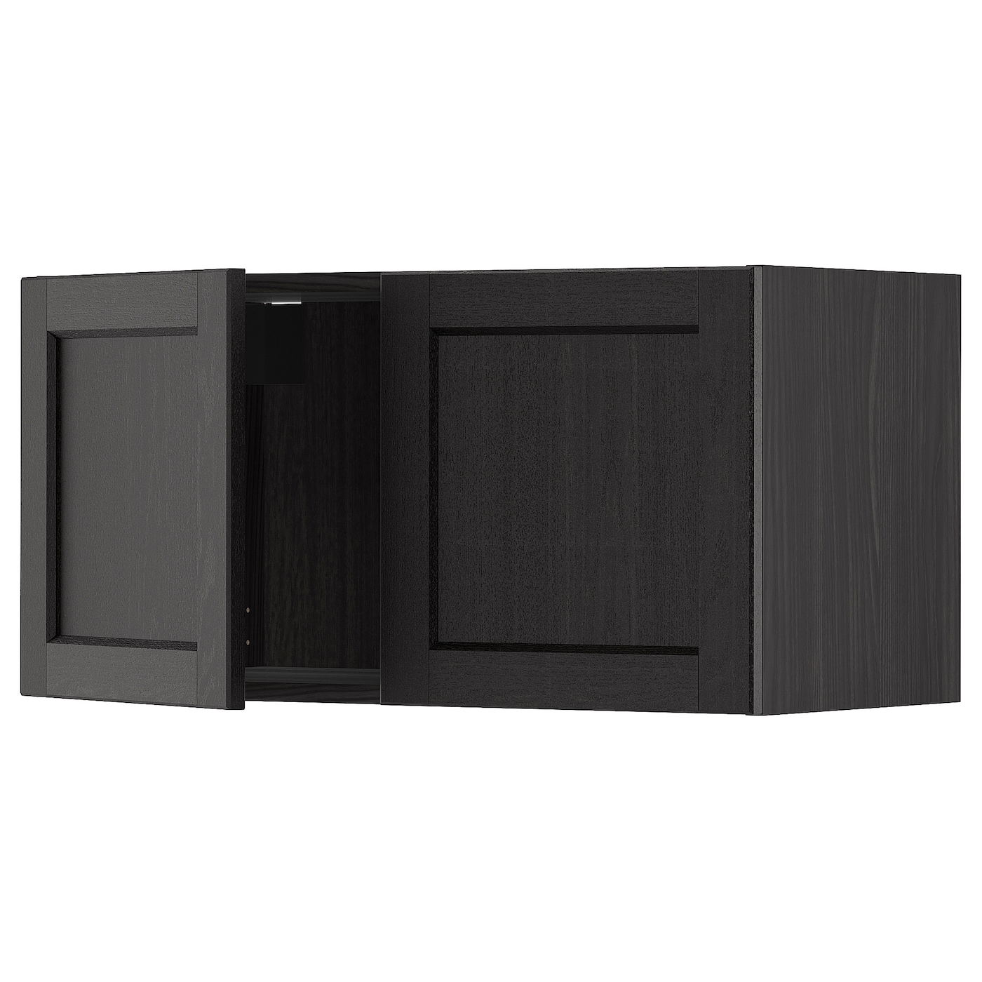 Навесной шкаф - METOD IKEA/ МЕТОД ИКЕА, 80х40 см, черный
