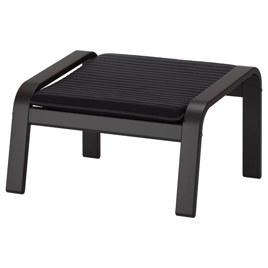 Кресло-качалка - POÄNG / POАNG IKEA/  ПОЭНГ ИКЕА,  72х62 см, коричневый (изображение №3)