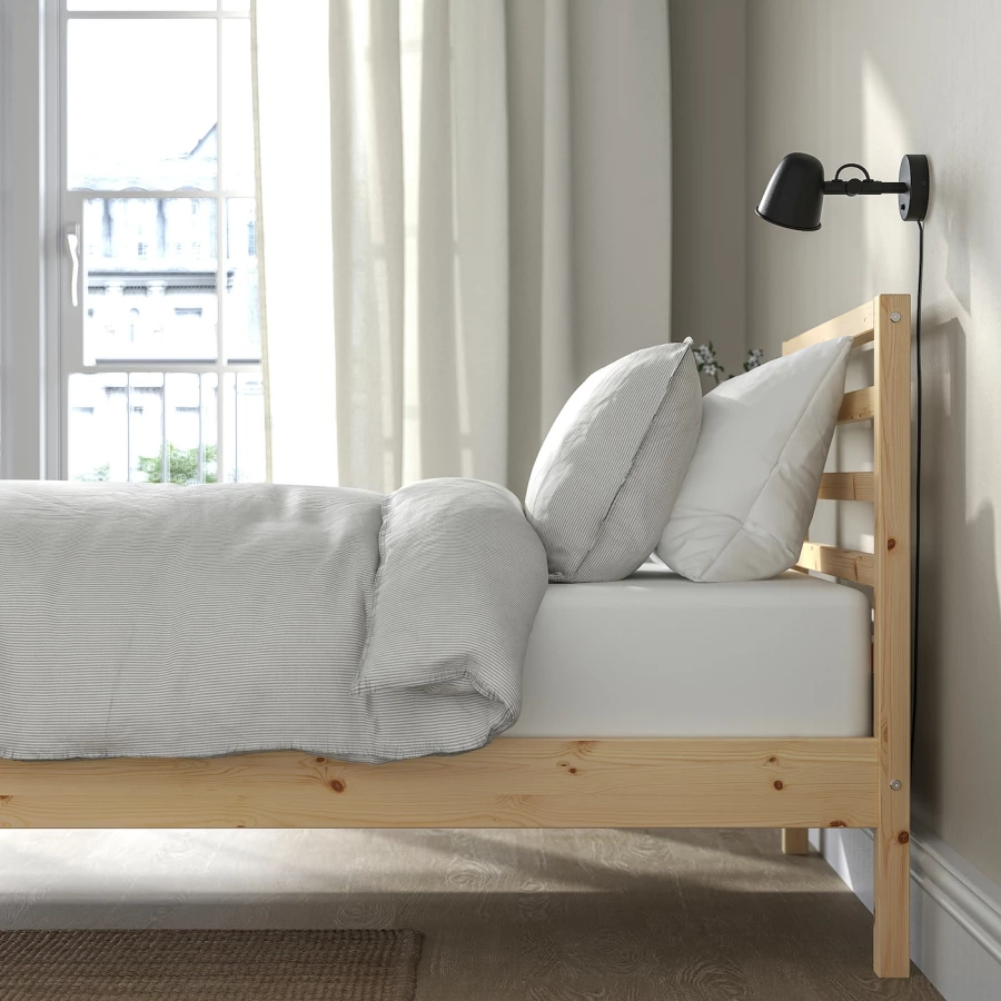 Каркас кровати - IKEA TARVA/LINDBÅDEN/LINDBADEN, 200х90 см, сосна, ТАРВА/ЛИНДБАДЕН ИКЕА (изображение №5)