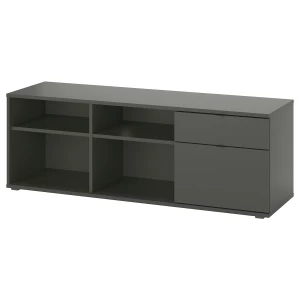 Тумба под ТВ - IKEA VIHALS/ВИХАЛС ИКЕА, 146х37х50 см, черный