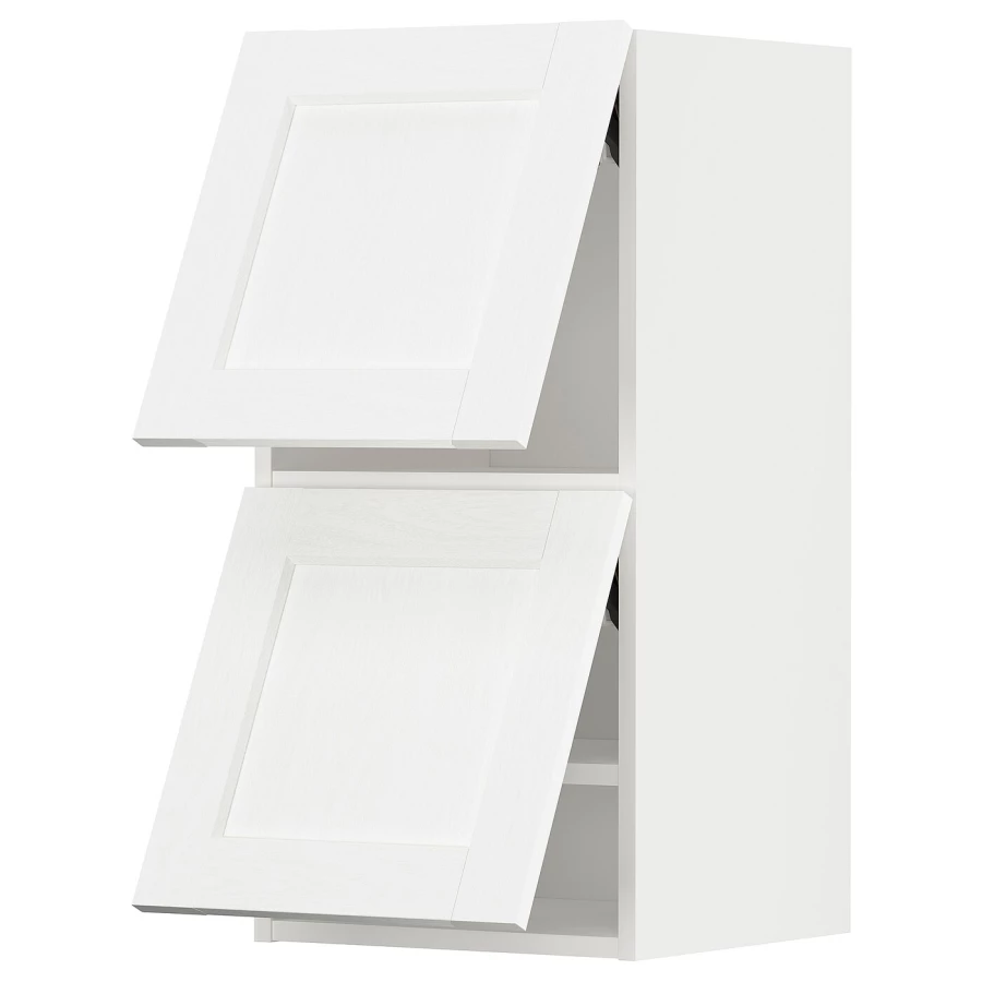 Навесной шкаф 2 дверцы  - METOD  IKEA/  МЕТОД ИКЕА, 80х40 см, белый (изображение №1)