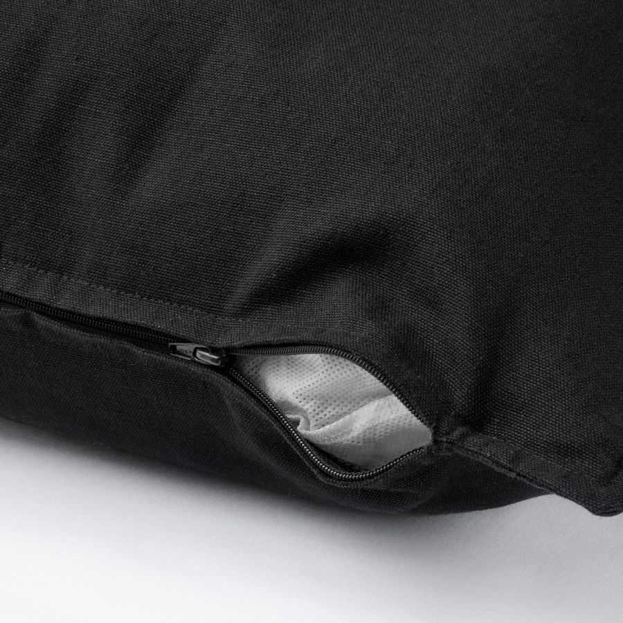 Чехол на подушку - GURLI IKEA/ ГУРЛИ ИКЕА, 50х50 см,  черный (изображение №4)