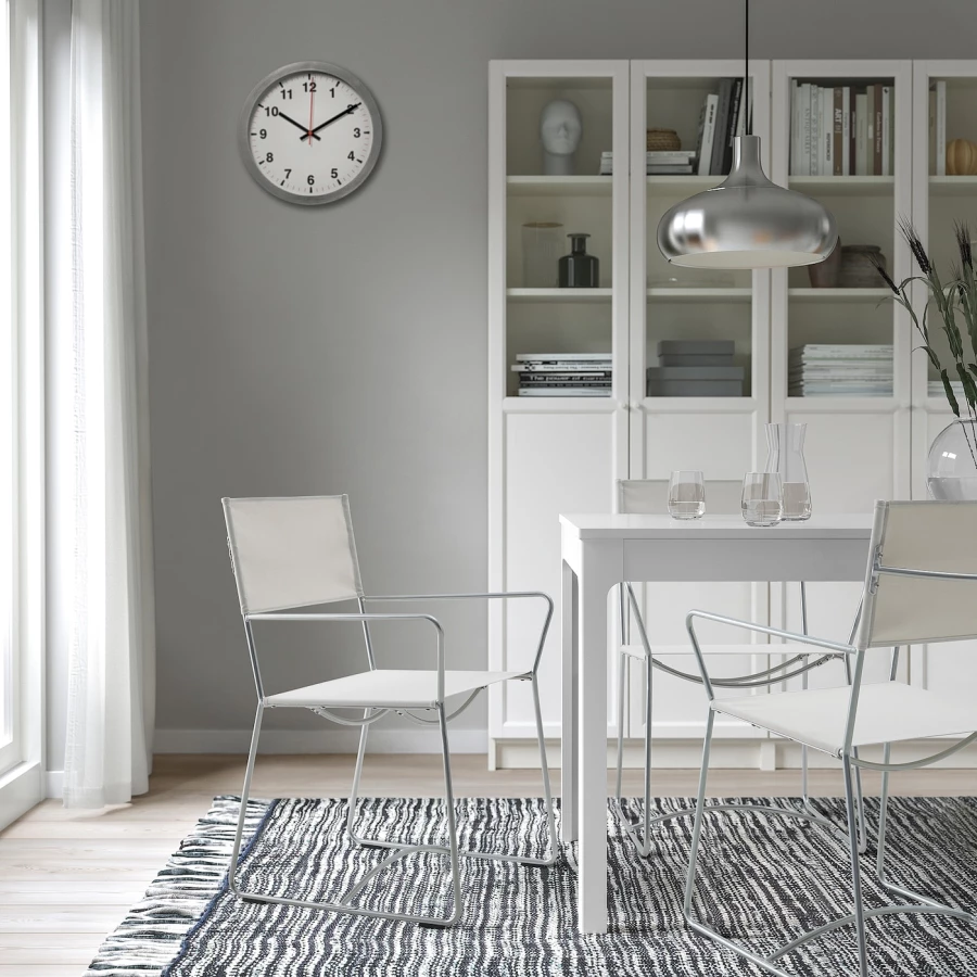 Стул садовый - IKEA HÖGALT/HOGALT, 86х56 см, белый, ХОГАЛЬТ ИКЕА (изображение №3)
