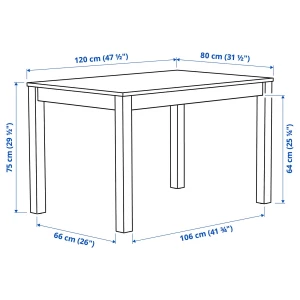 Второе фото. ÅLHULT / ÅLHULT Стол и 4 стула ИКЕА
