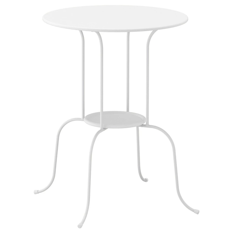 Столик придиванный - IKEA LINDVED/ ЛИНДВЕД ИКЕА, 68х50 см, белый (изображение №1)