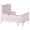 Кровать одноярусная - IKEA BUSUNGE/БУСУНГЕ ИКЕА, 80x200 см, розовый