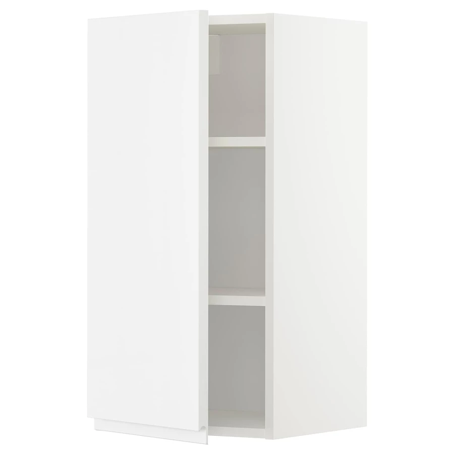 Навесной шкаф с полкой - METOD IKEA/ МЕТОД ИКЕА, 80х40 см, белый (изображение №1)