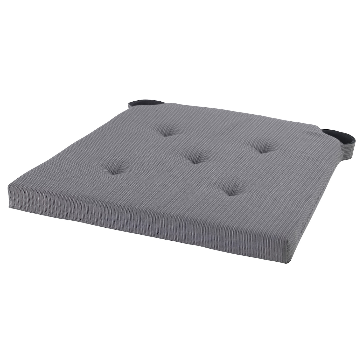 Подушка на стул - JUSTINA IKEA/ ЮСТИНА ИКЕА, 40 см, серый