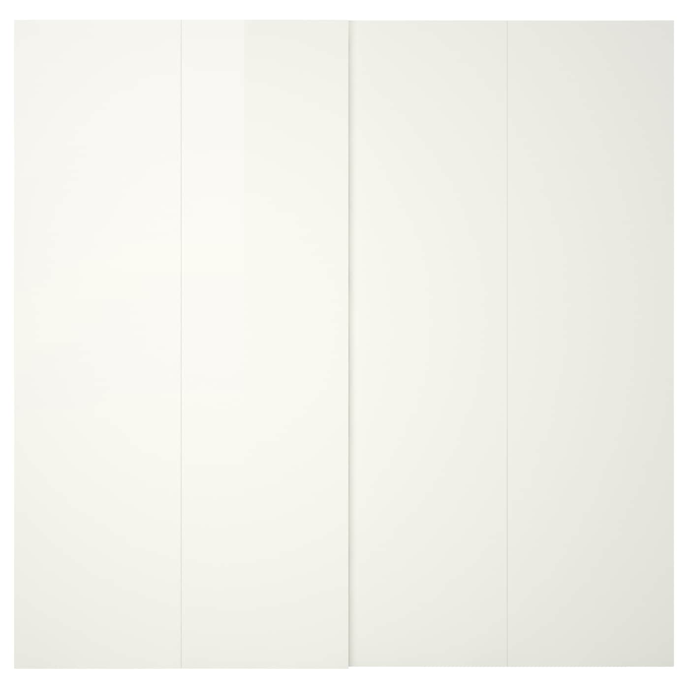 Пара раздвижных дверных рам - IKEA HASVIK /ХАСВИК ИКЕА, 200х236 см, белый