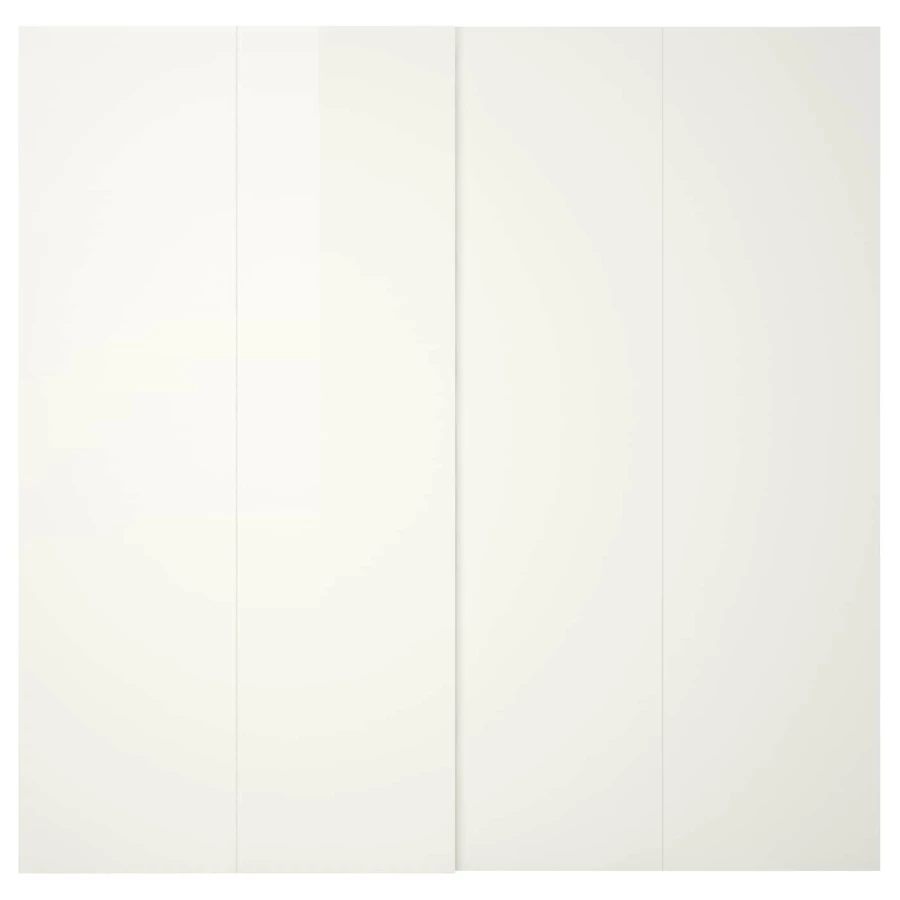 Пара раздвижных дверных рам - IKEA HASVIK /ХАСВИК ИКЕА, 200х236 см, белый (изображение №1)