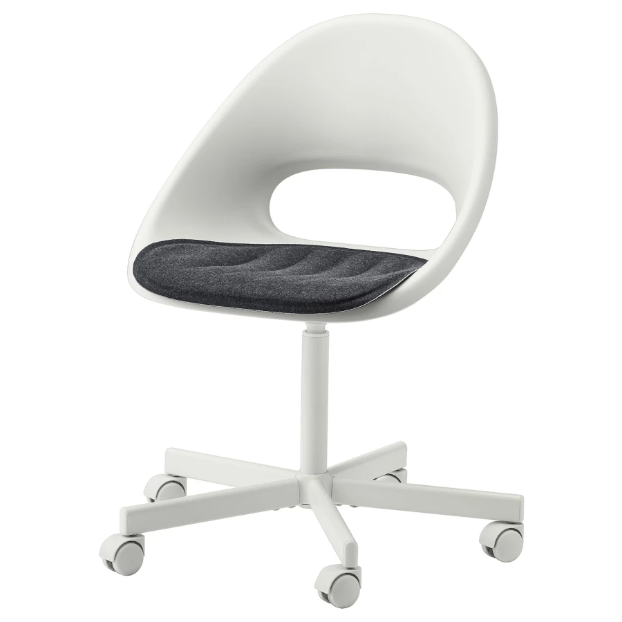 Подушка на стул - PYNTEN IKEA/ ПЮНТЕН  ИКЕА, 43х41 см, серый (изображение №3)