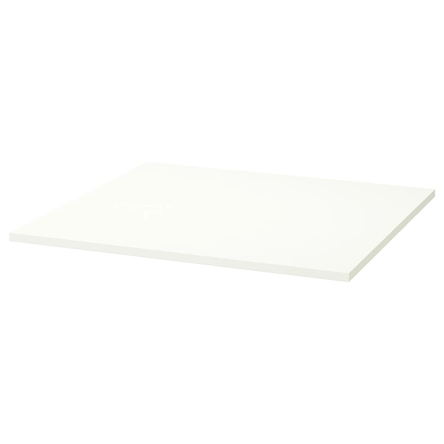 Столешница - IKEA TROTTEN/ТРОТТЕН ИКЕА, 80х80х2 см, белый (изображение №1)
