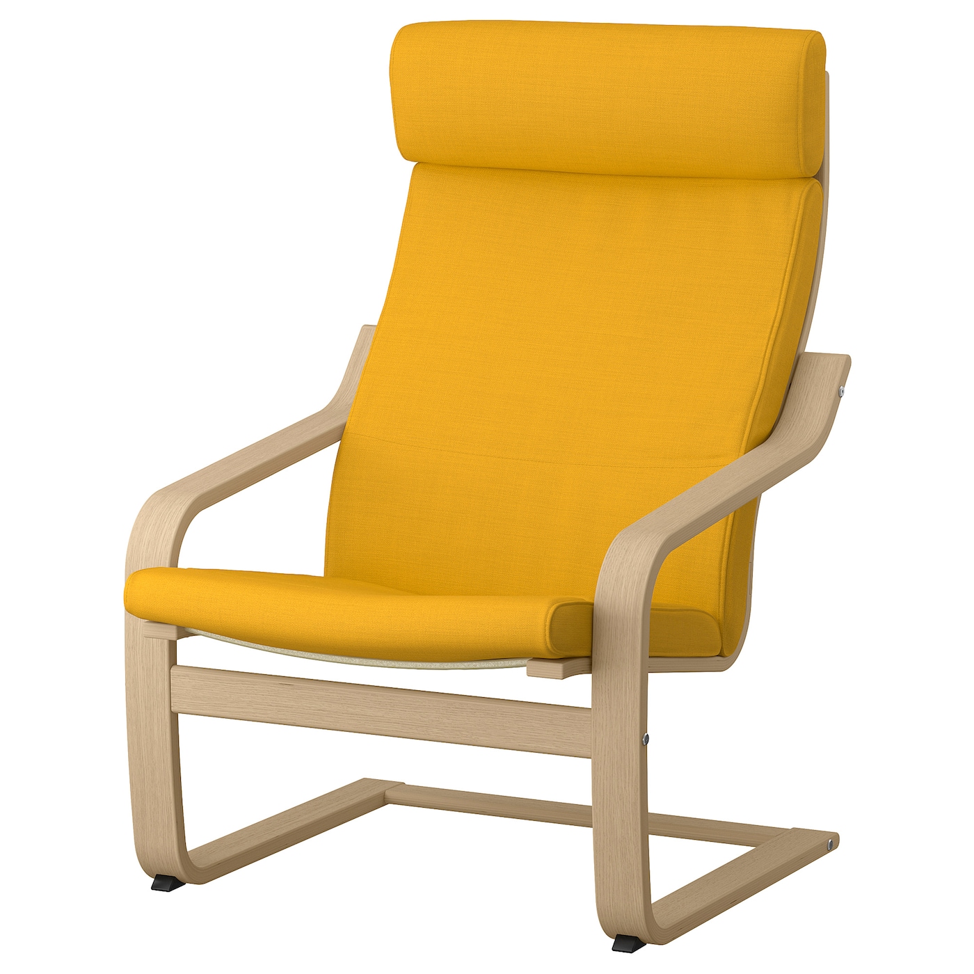 Кресло - IKEA POÄNG/POANG/ПОЭНГ ИКЕА, 68х82х100 см, жёлтый