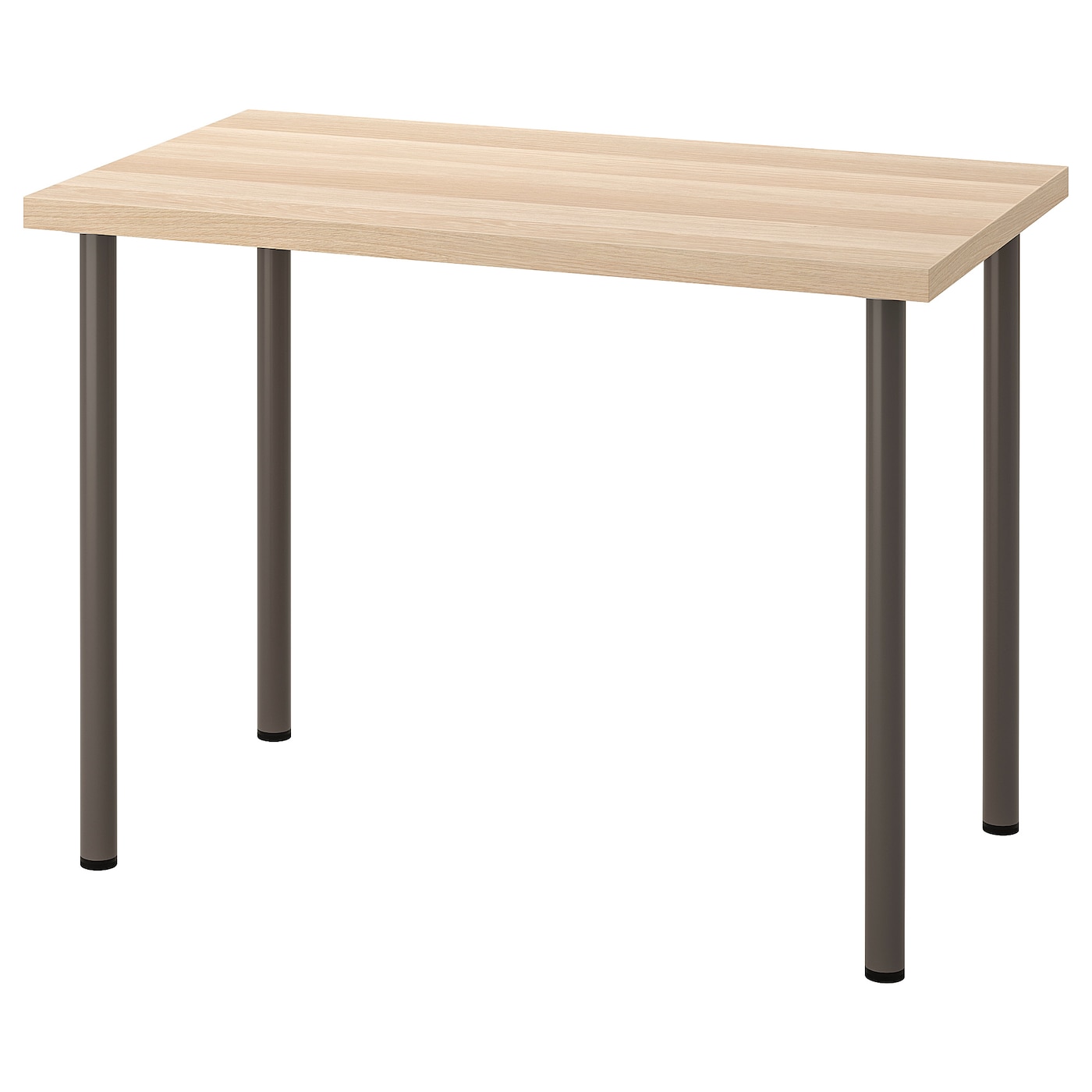 Письменный стол - IKEA LINNMON/ADILS, 100х60 см, под беленый дуб/черный, ЛИННМОН/АДИЛЬС ИКЕА