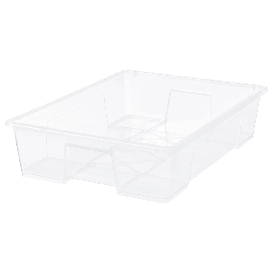 Коробка - SAMLA IKEA/ САМЛА ИКЕА, 78x56x18 см, прозрачный (изображение №1)