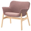 Кресло - IKEA VEDBO, 73х65х75 см, розовый, ВЕДБУ ИКЕА