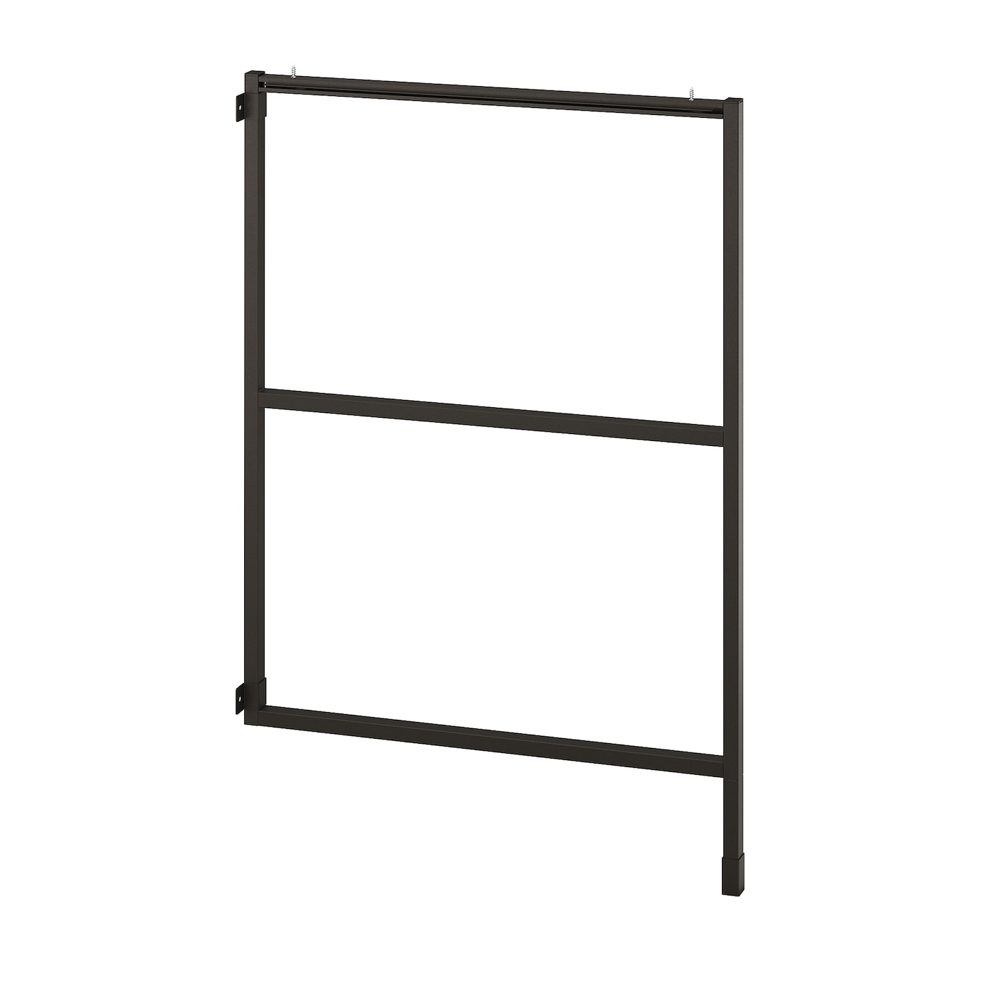 Поддерживающая боковая панель - ENHET IKEA/ ЭНХЕТ ИКЕА, 87,5х1,8 см, черный