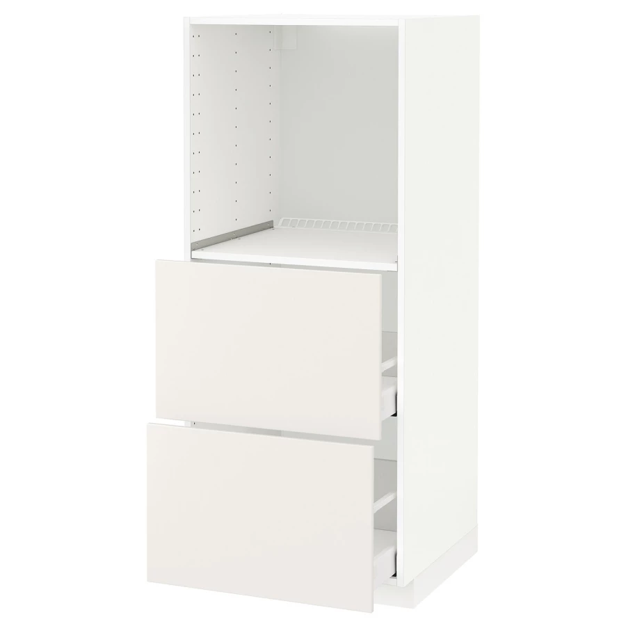 Напольный шкаф  - IKEA METOD MAXIMERA, 148x61,6x60см, белый, МЕТОД МАКСИМЕРА ИКЕА (изображение №1)