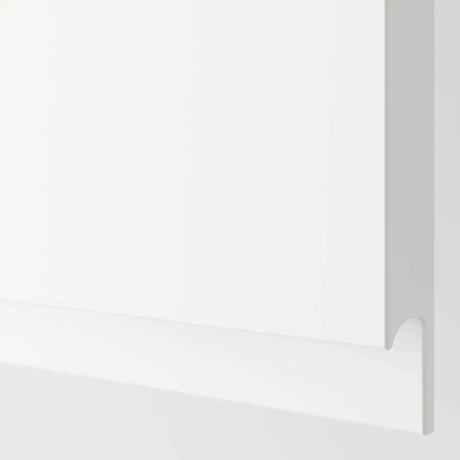 Фронтальная панель для посудомоечной машины - METOD IKEA/ МЕТОД ИКЕА, 88х60 см, белый (изображение №2)