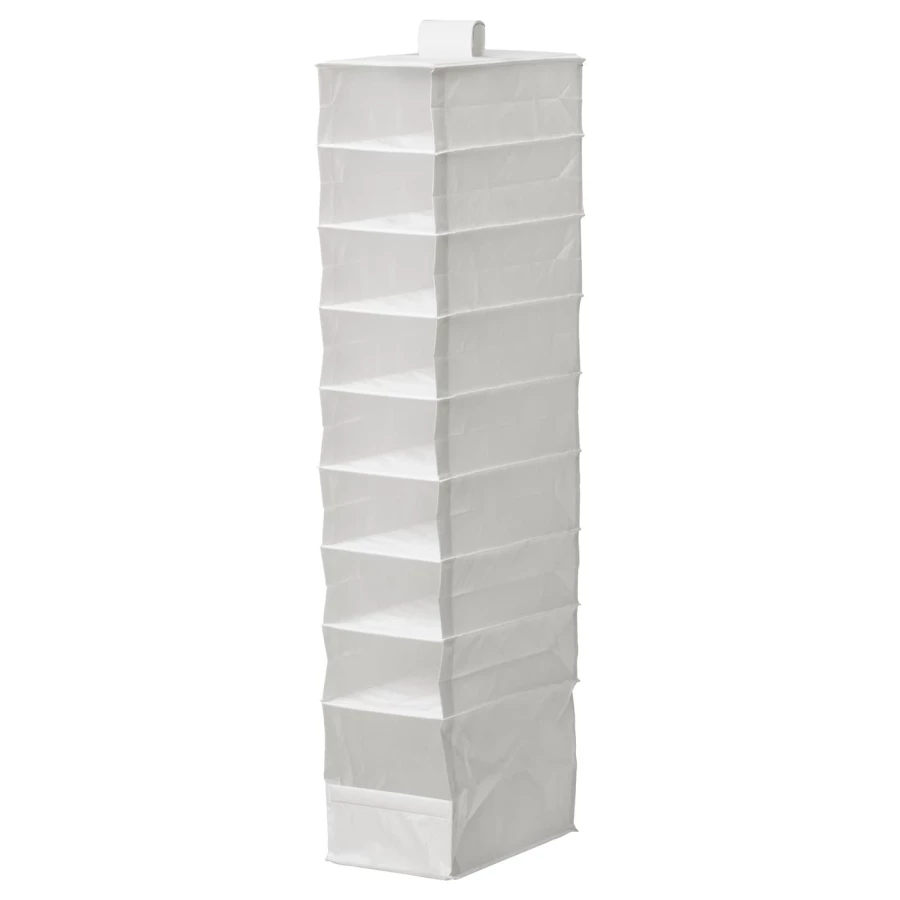 Книжный шкаф - SKUBB IKEA/ СКУББ ИКЕА,  120х22 см, белый (изображение №1)
