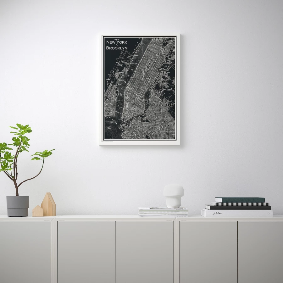 Постер - IKEA BILD, 50х70 см, «New York City New», БИЛЬД ИКЕА (изображение №3)