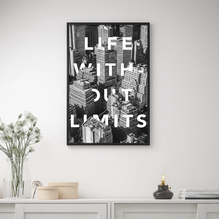 Постер - IKEA BILD, 61х91 см, «Жизнь без ограничений», БИЛЬД ИКЕА (изображение №2)